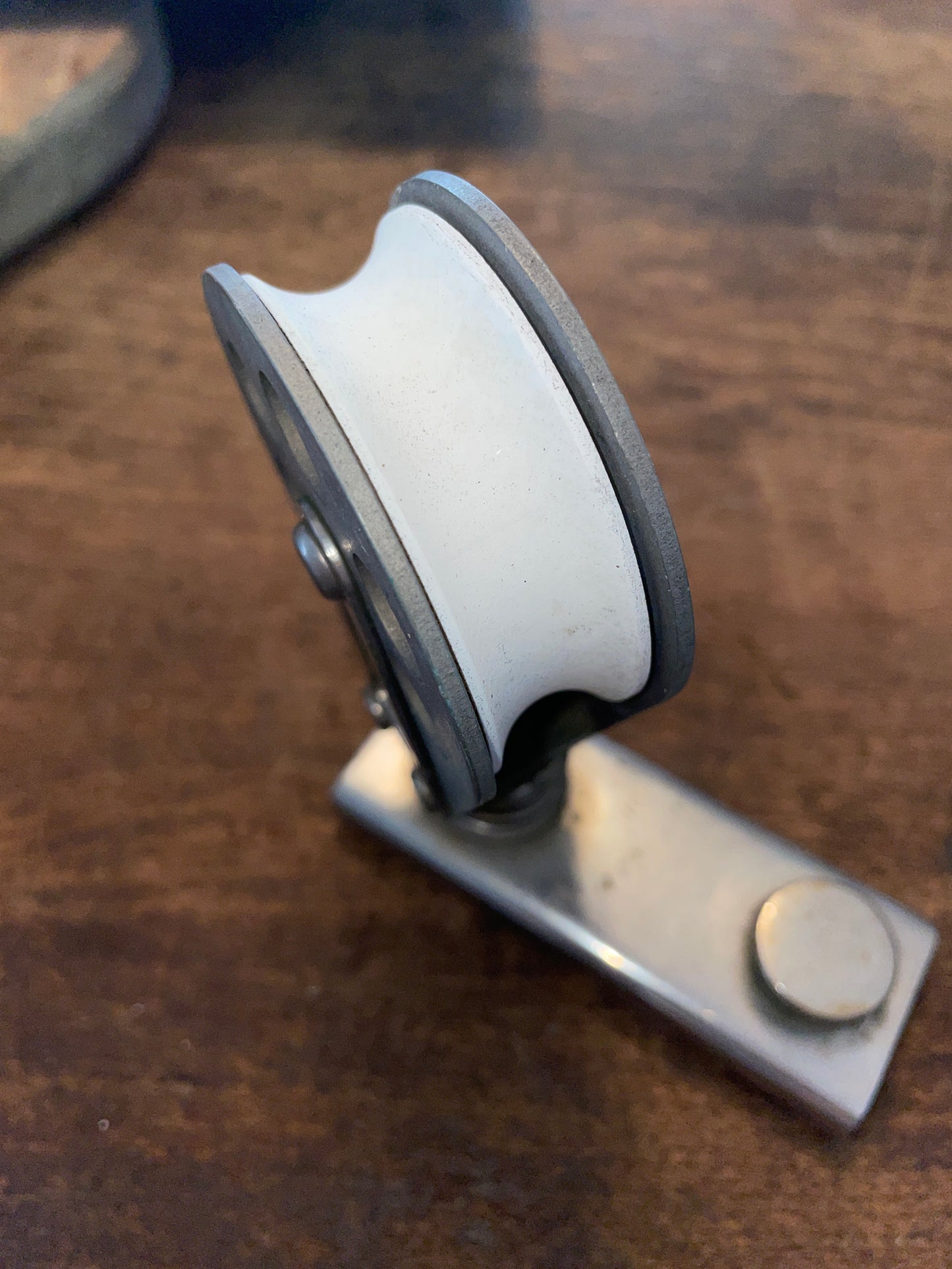 Schaefer Screw Top 2” Sheave Single Block With 1 1/4” Track Car- 7/16” Line