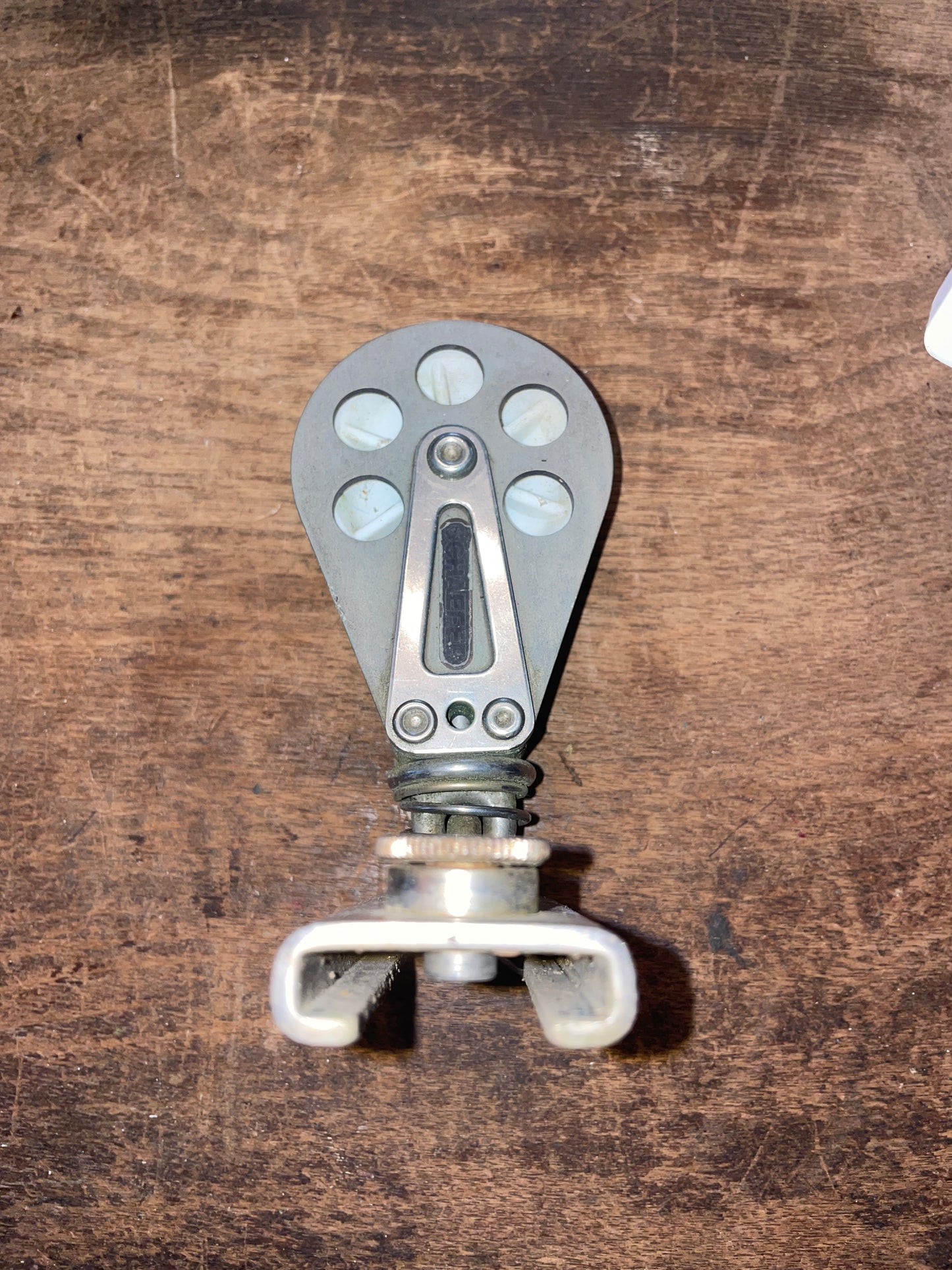 Schaefer Screw Top 2” Sheave Single Block With 1 1/4” Track Car- 7/16” Line