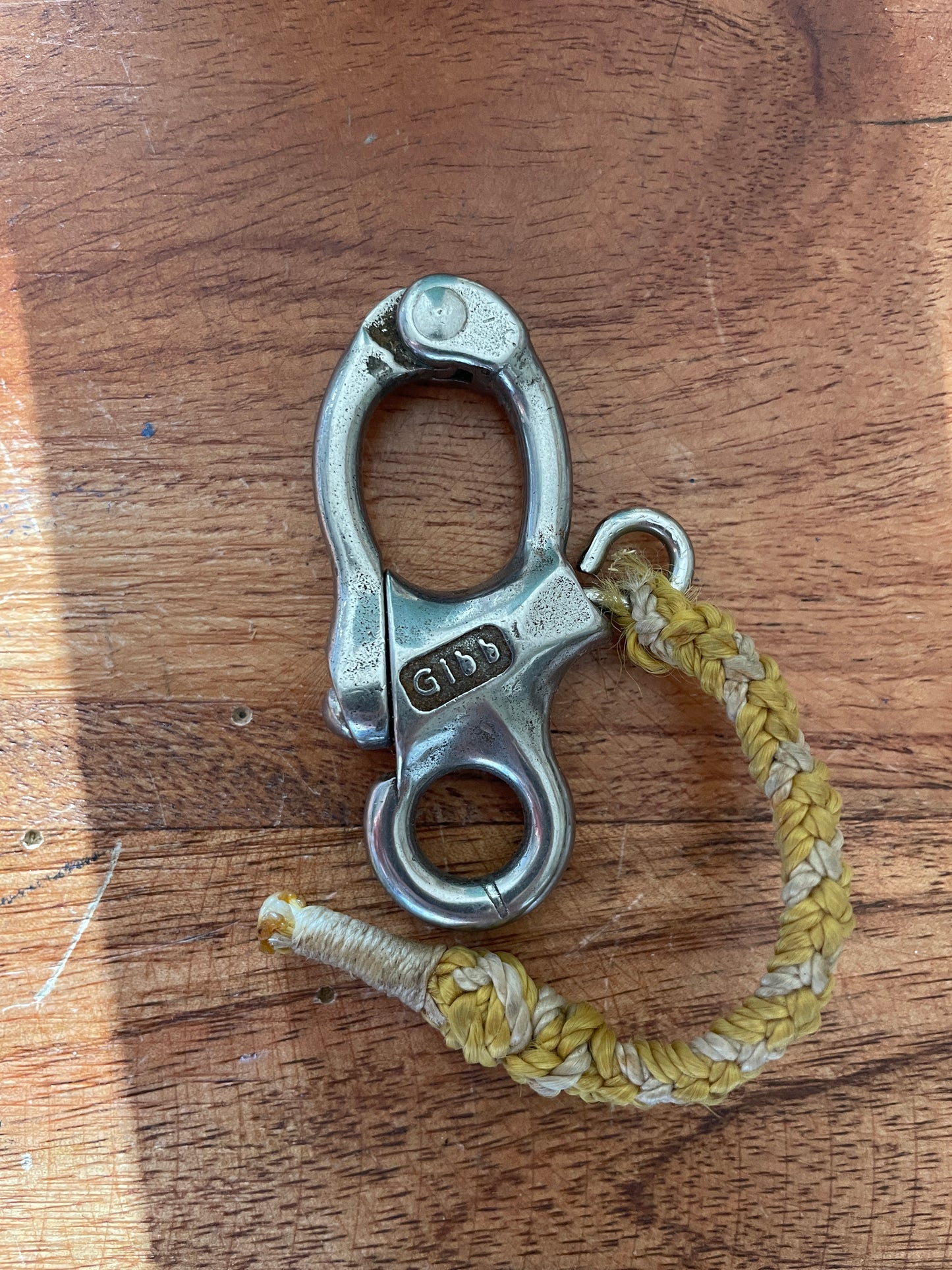 Small Stainless Steel Gibb Fixed Bail Shackle - 3/8” Eye
