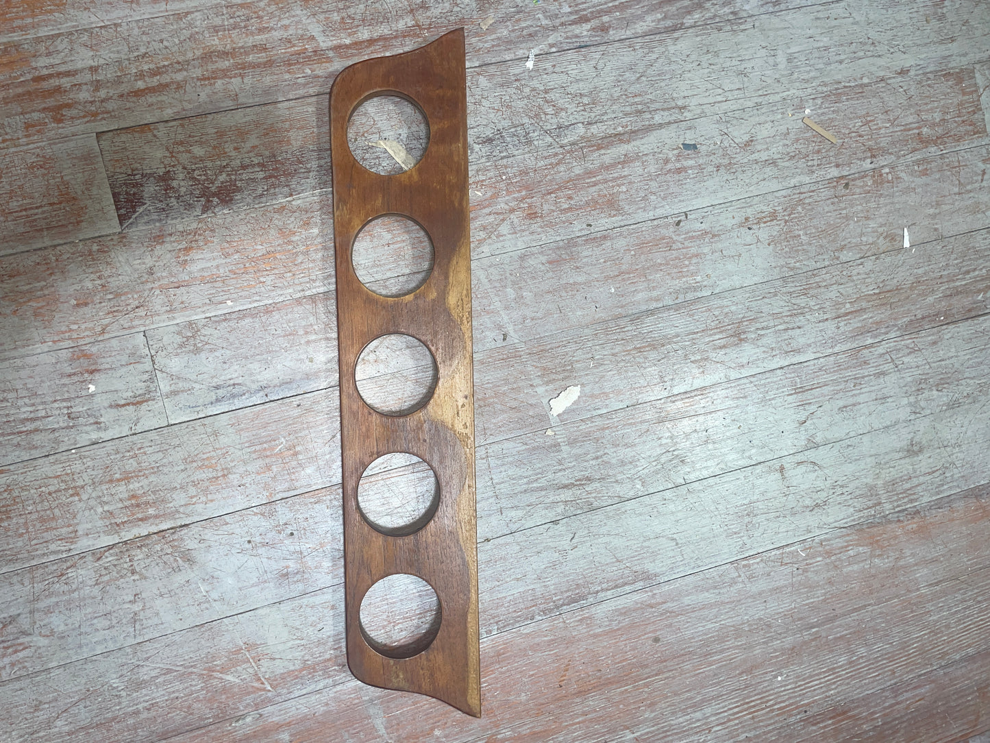 Teak 5 Glass Holder - Some Varnishing Issues