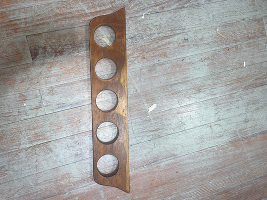 Teak 5 Glass Holder - Some Varnishing Issues