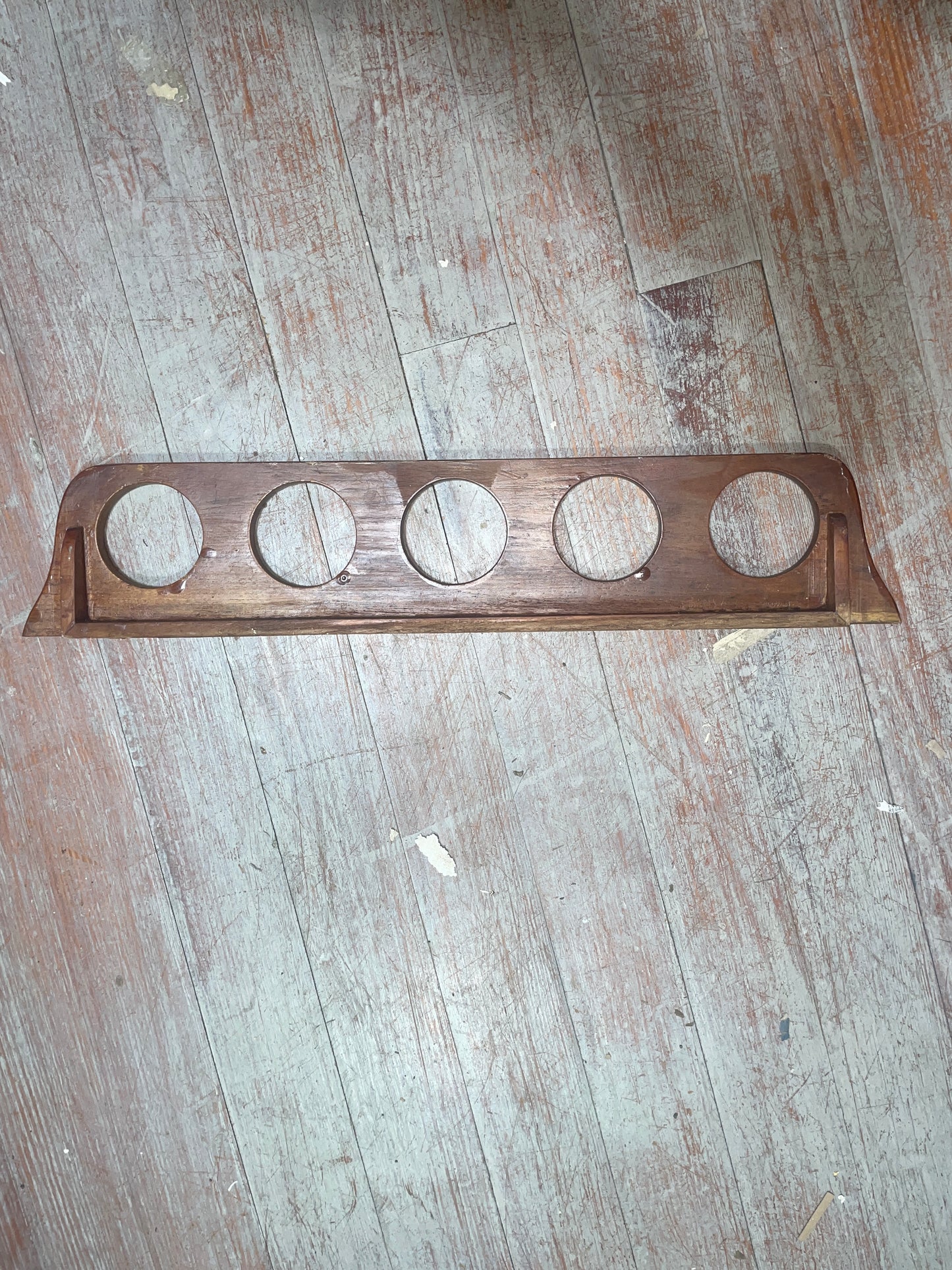 Teak 5 Glass Holder - Some Varnishing Issues