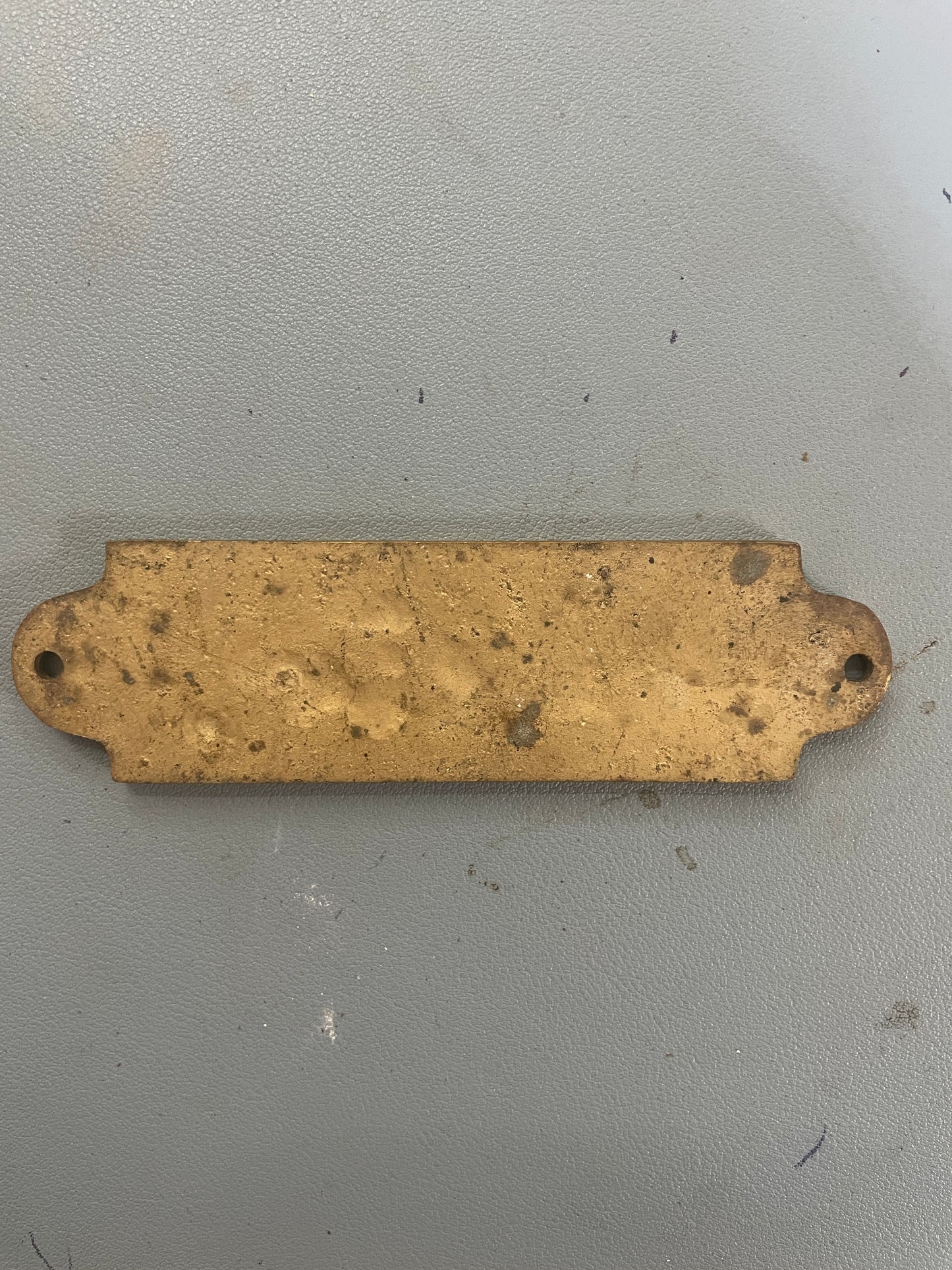 Gentlemen Brass Plaque