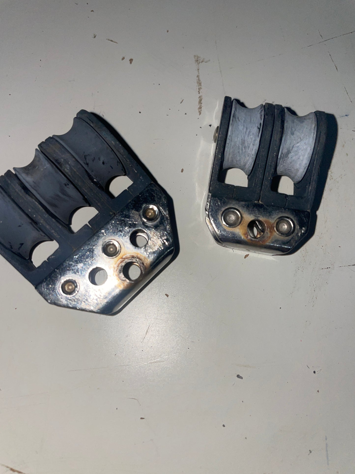 Micro Ronstan Triple & Double Fixed Blocks - 3/4" Sheave - 1/4" Line