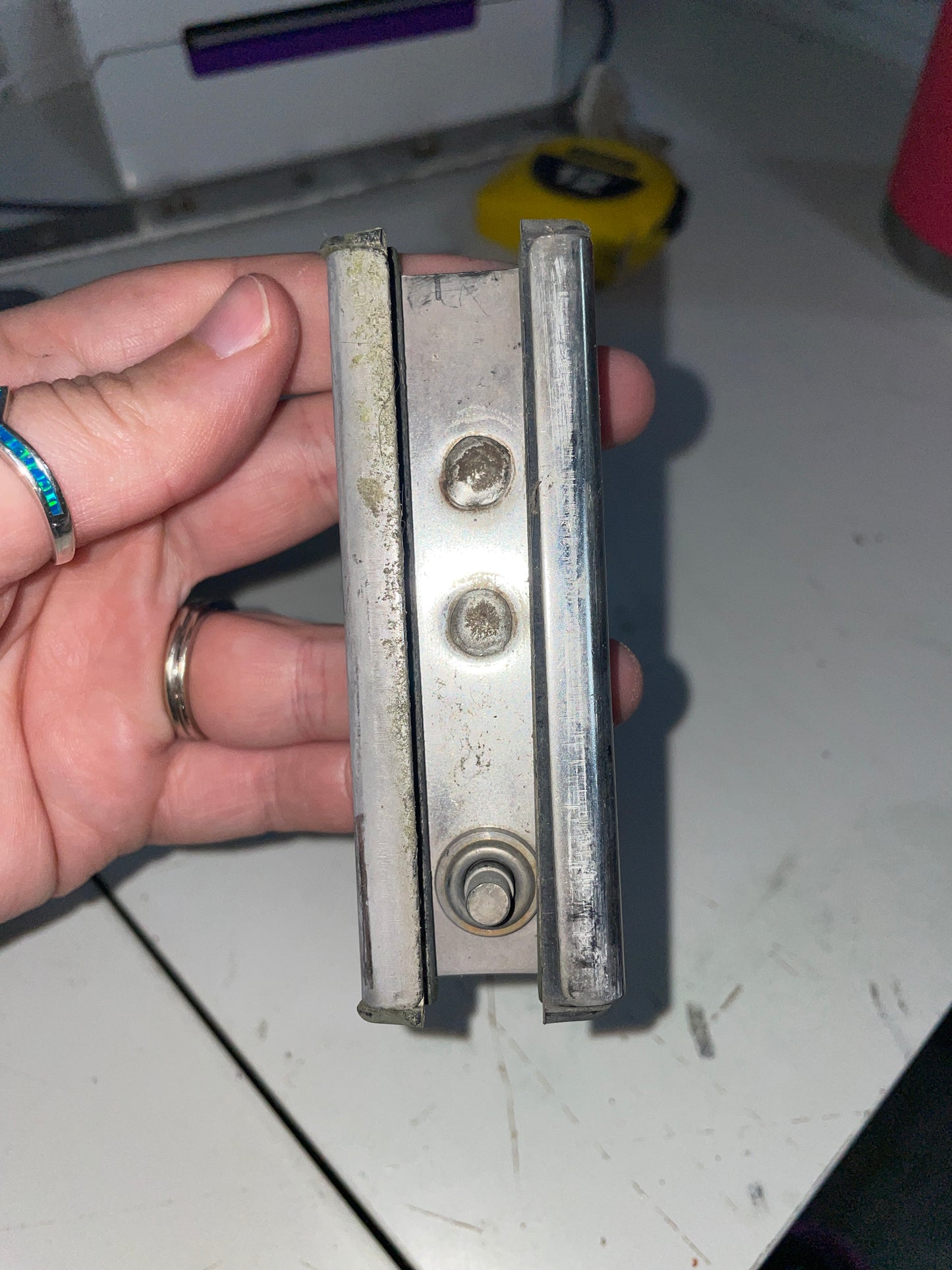 Harken 3" Sheave Ratcheting Block On A 1" Track Car