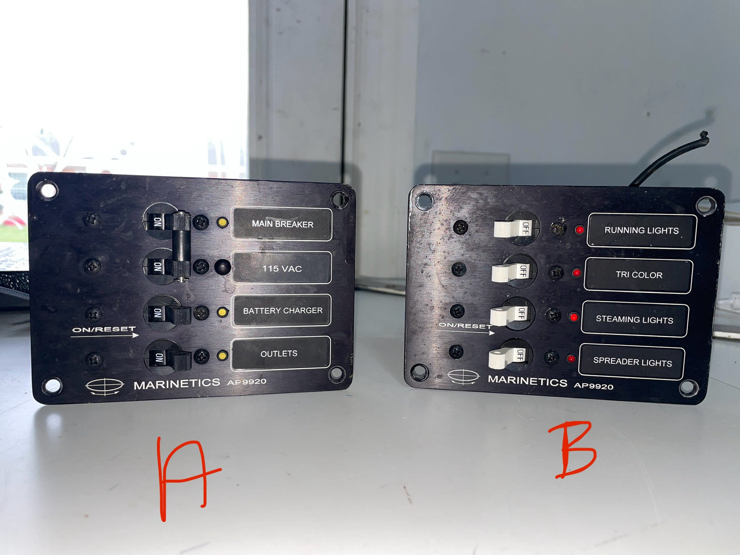 Marintics 4 Switch Panel - 2 STYLES AVAILABLE