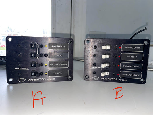 Marintics 4 Switch Panel - 2 STYLES AVAILABLE