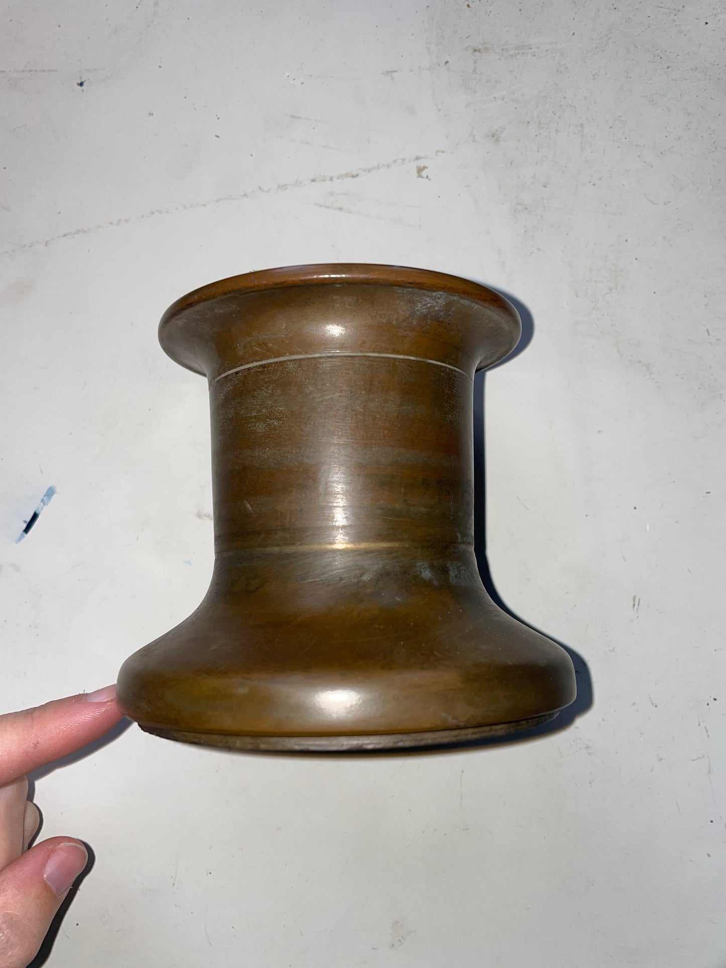 Vintage Solid Bronze Barlow 16 Single Speed Winch