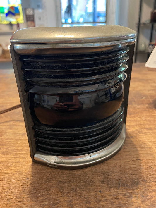 Vintage Navigation Light Lamp- WORKS