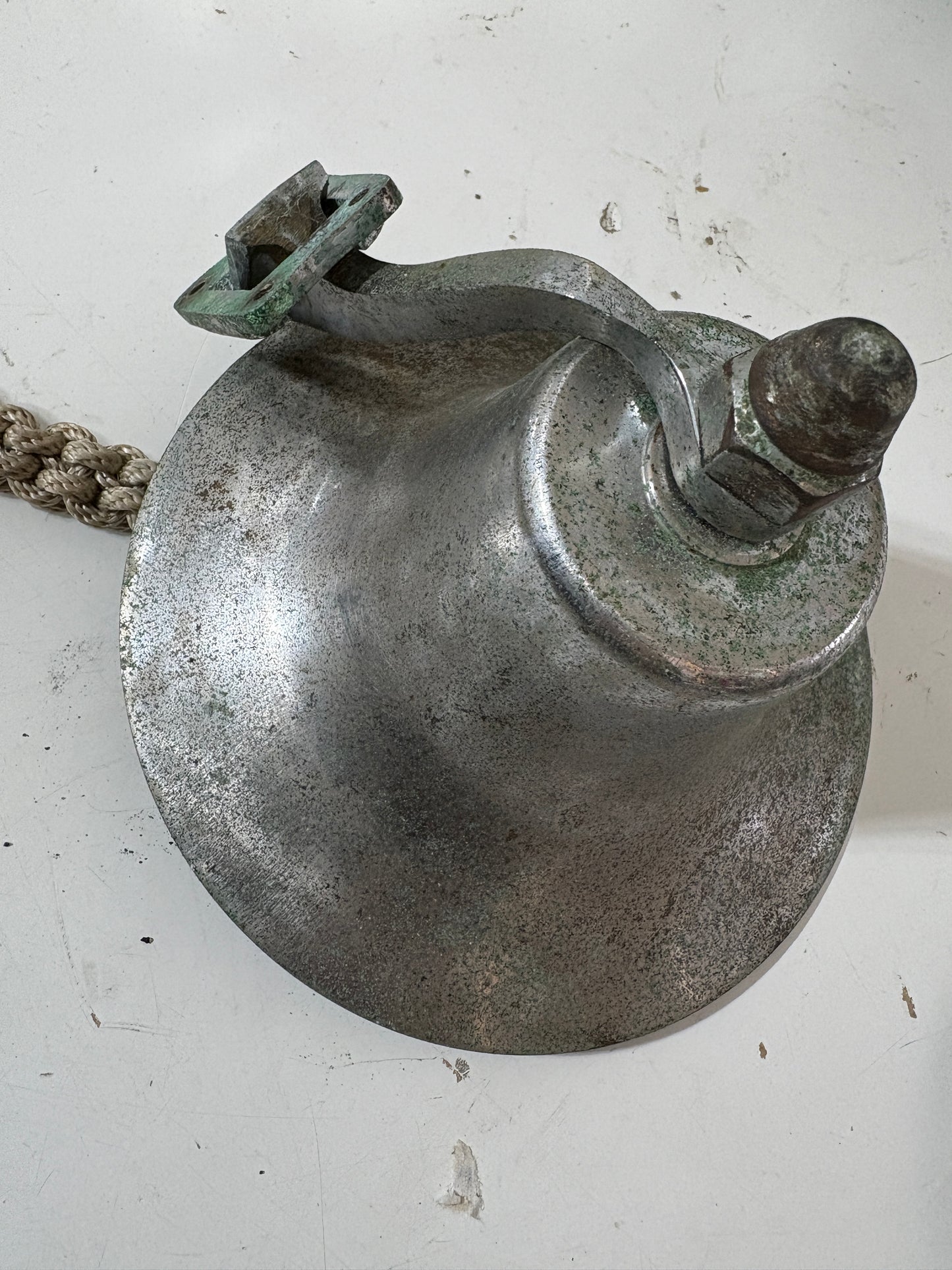 6" Chromed Bronze Ships Bell -- #9