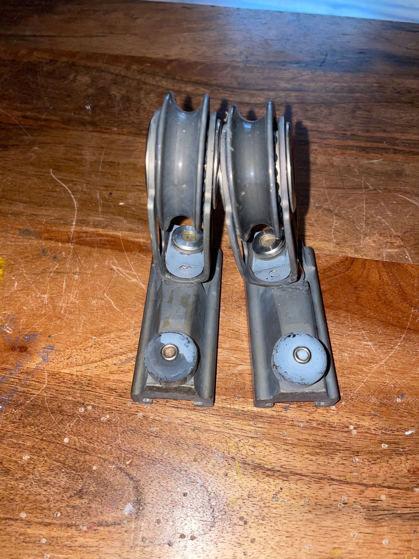 PAIR Of Garhauer 1” Sheet Blocks - 3/8” Line