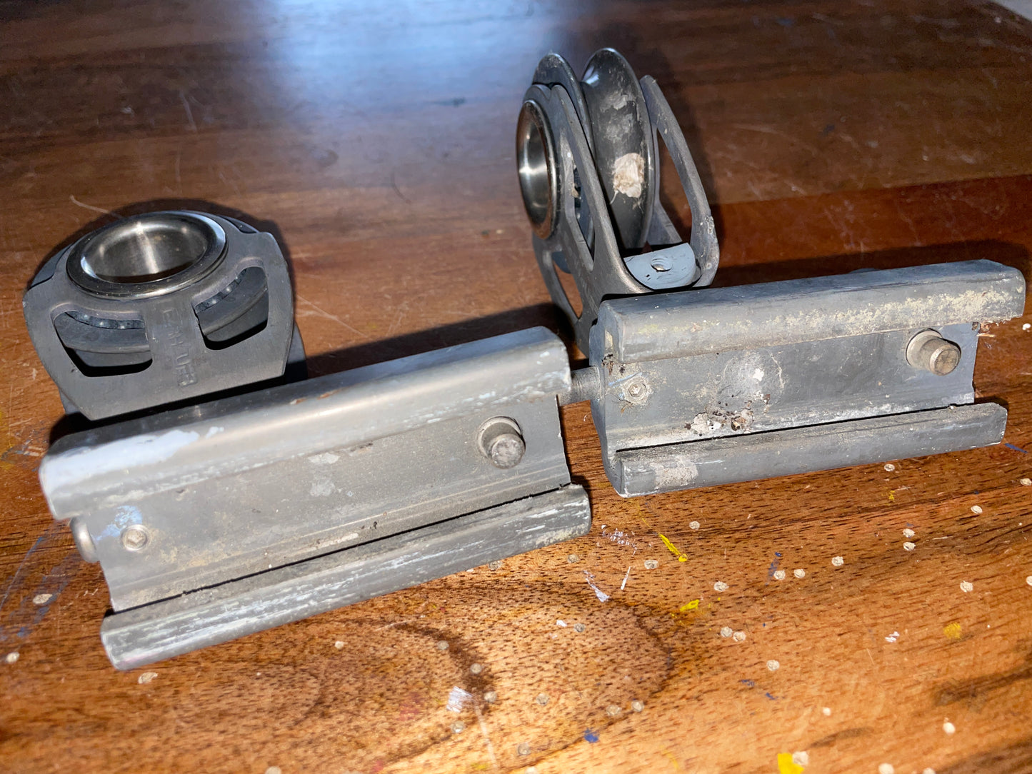 PAIR Of Garhauer 1” Sheet Blocks - 3/8” Line