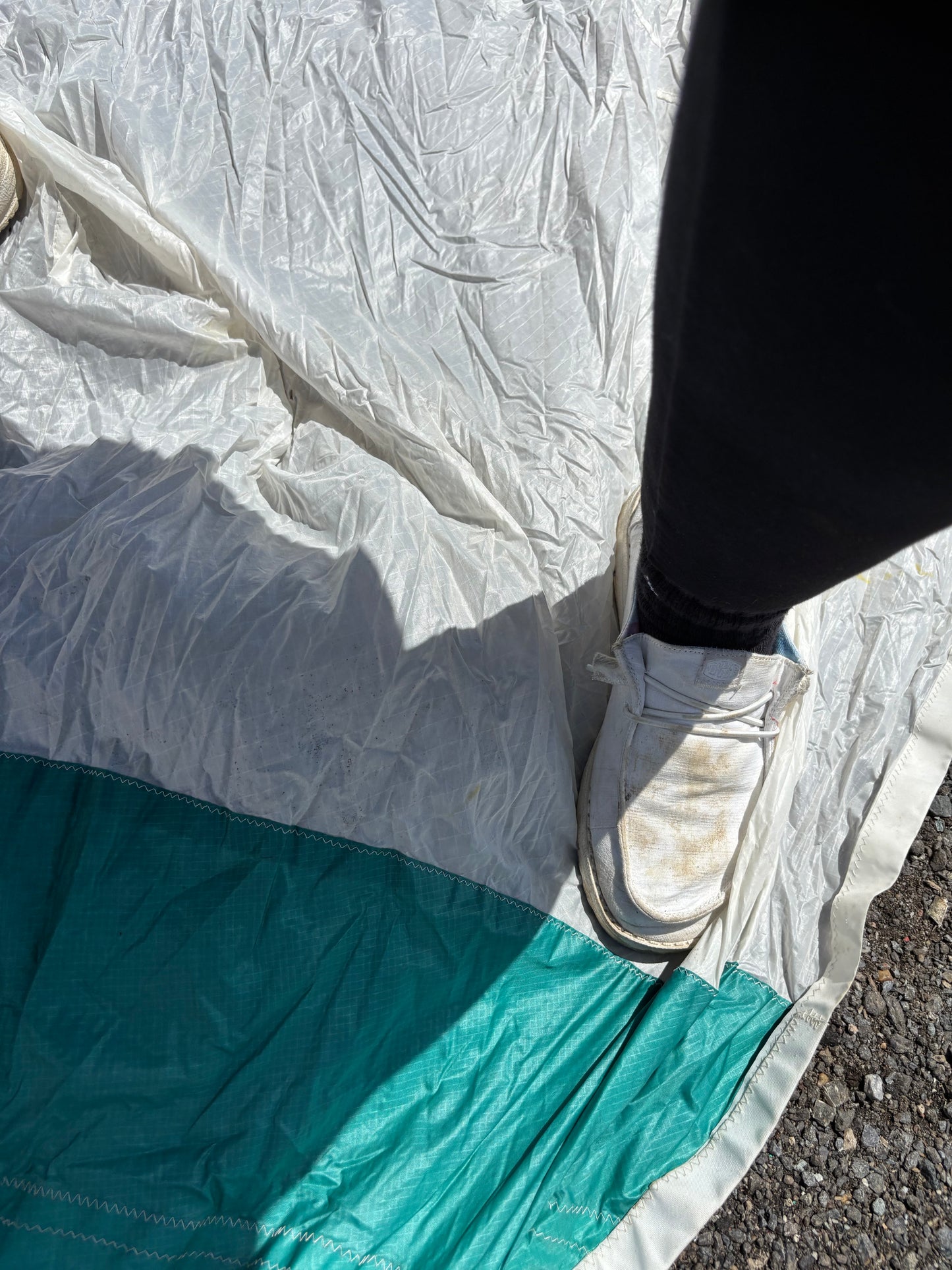 41’9” x 41’9” x 25’2” White Symmetrical Spinnaker