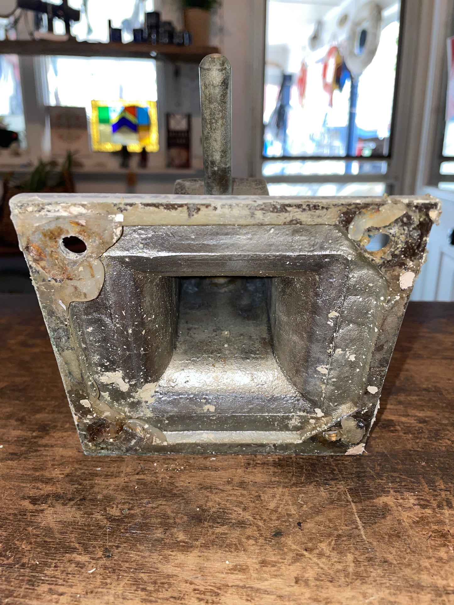 Chromed Bronze Bollard Cleat 5” Base