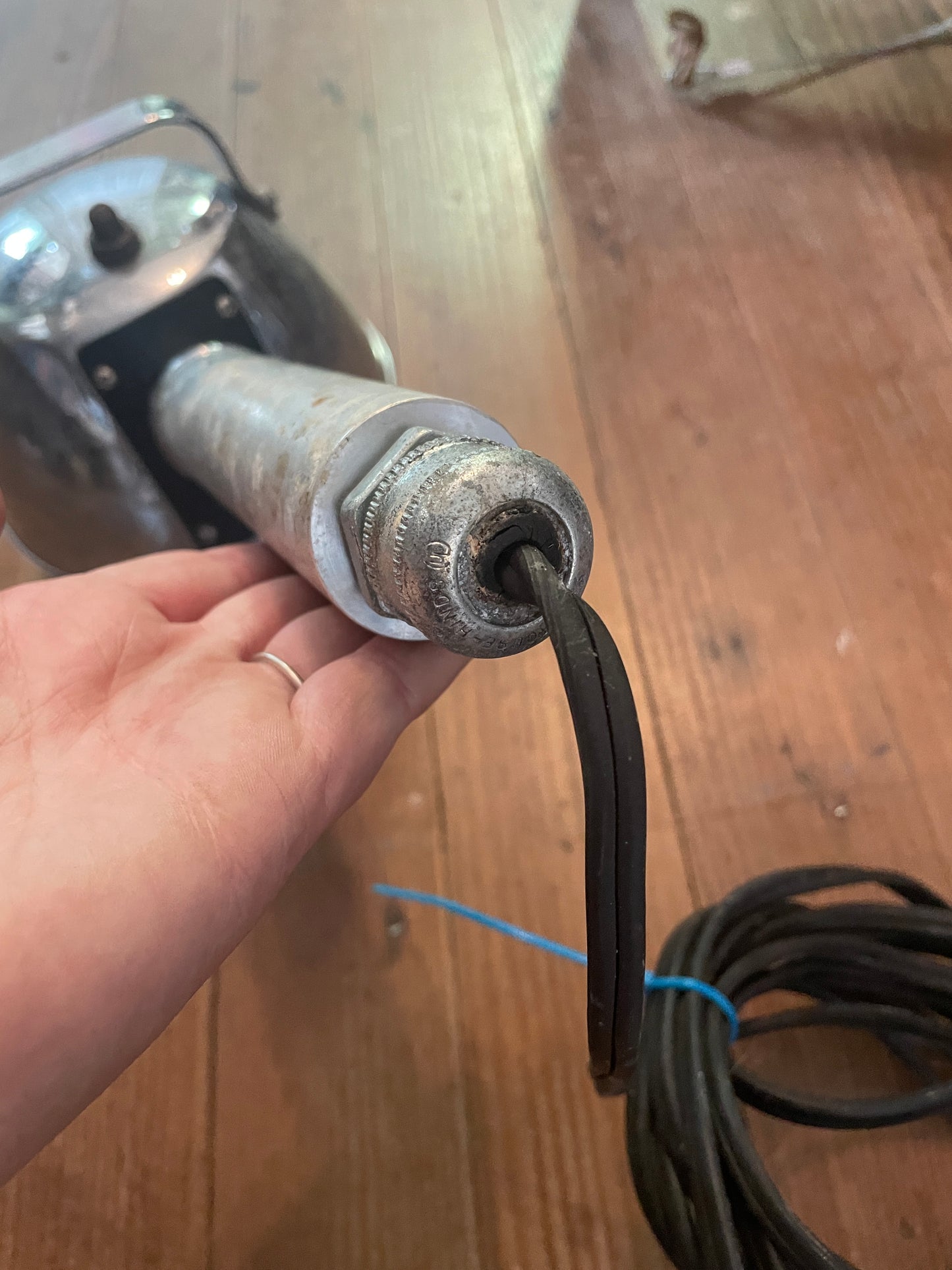 Large Stainless Spotlight- WORKS