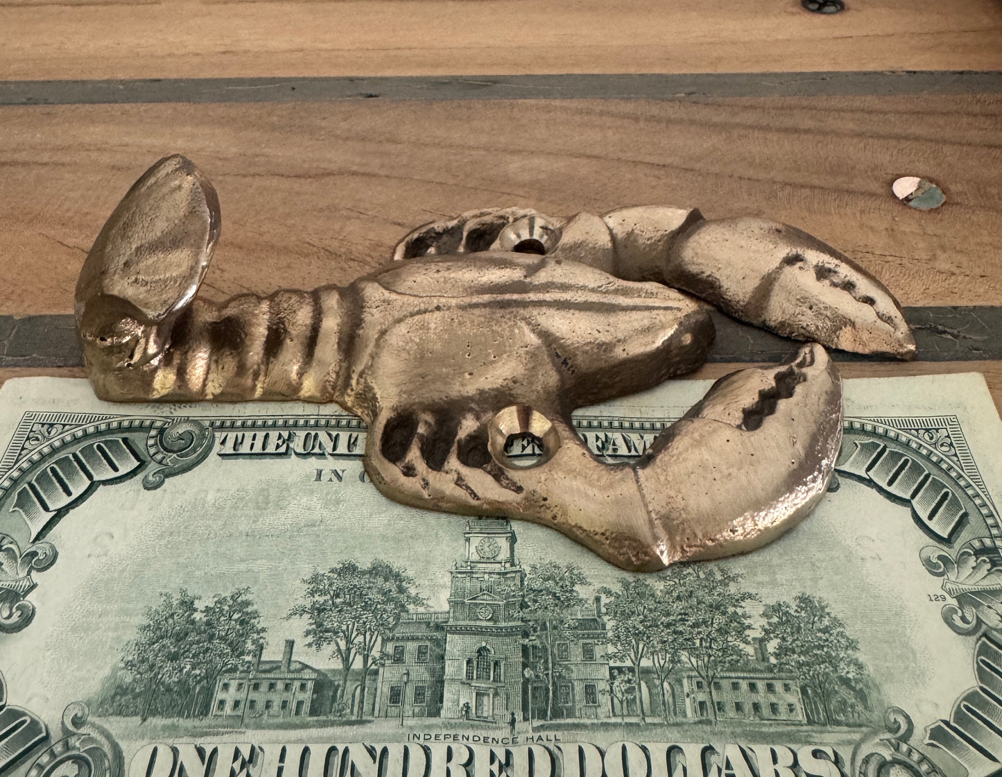 Bronze Decorative Lobster Hook