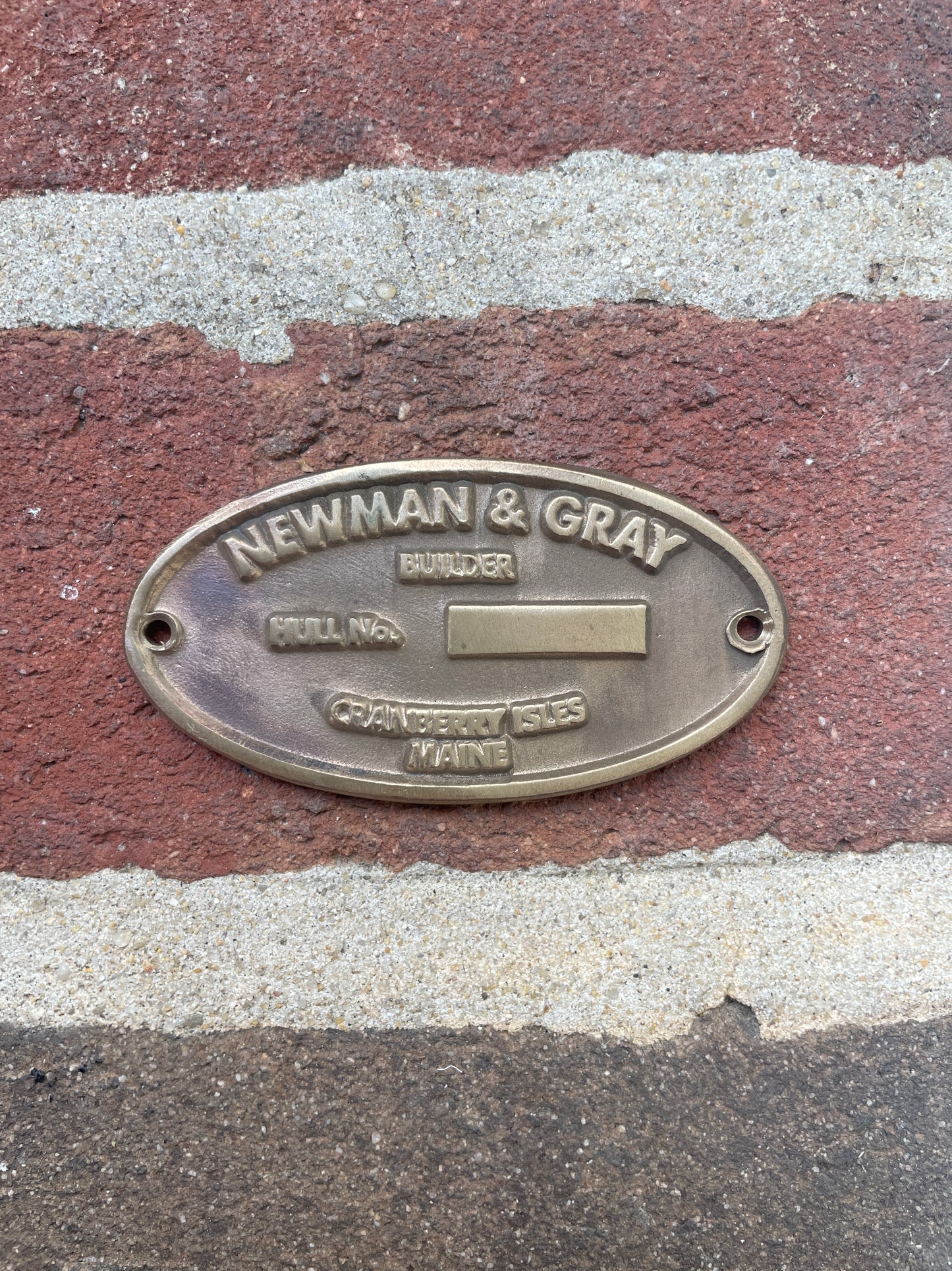 Newman & Gray Builders Plate