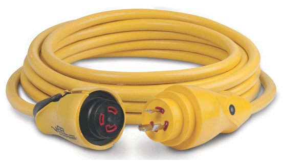 Marinco Cordset 30 AMP 25' Yellow Shore Power NEW