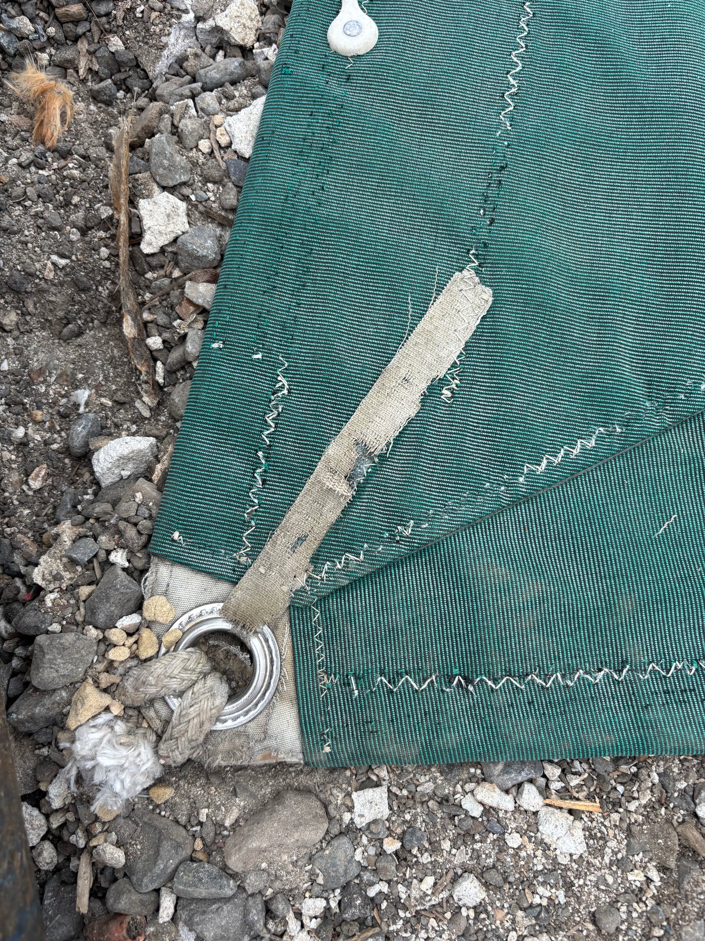 corner of sabre 28 roller furling sail