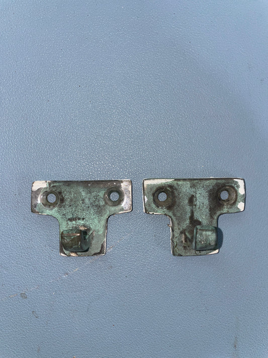 Pair Bronze Hatch Latches