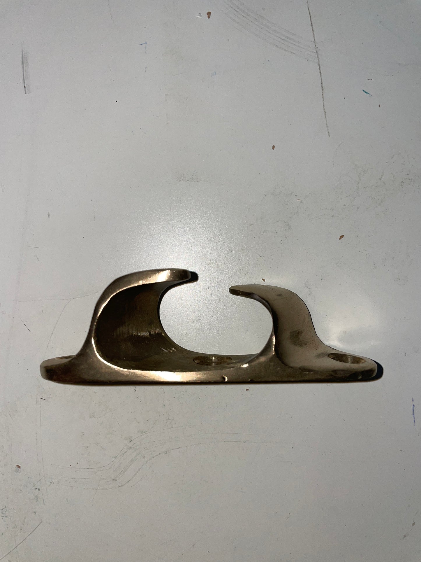 side PORTSIDE - 3 1/4" Bronze Skeene Chock Cleat