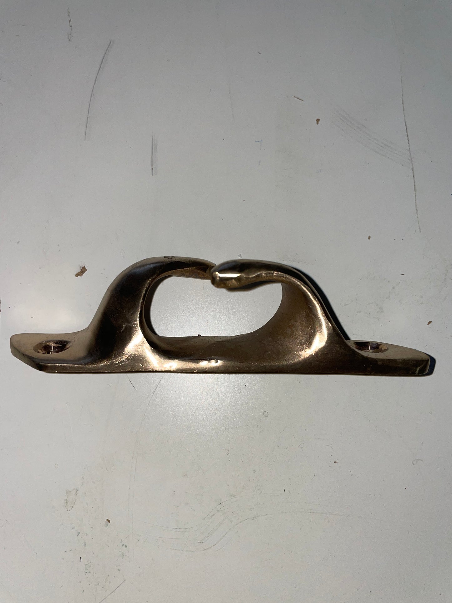 side STARBOARD SIDE - Skinny 4 1/2" Skeene Chock Cleat