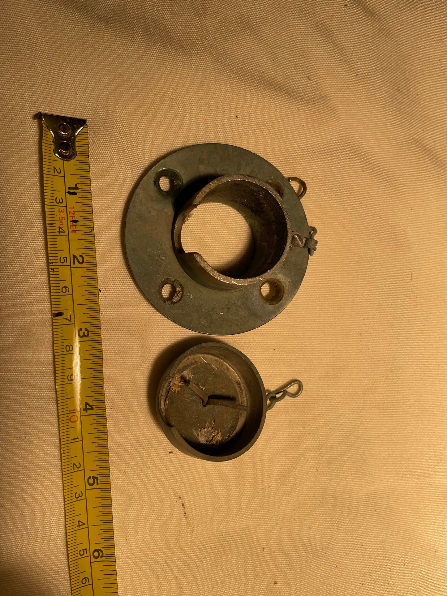 Bronze 1.25" Round Anchor Hawse Pipe