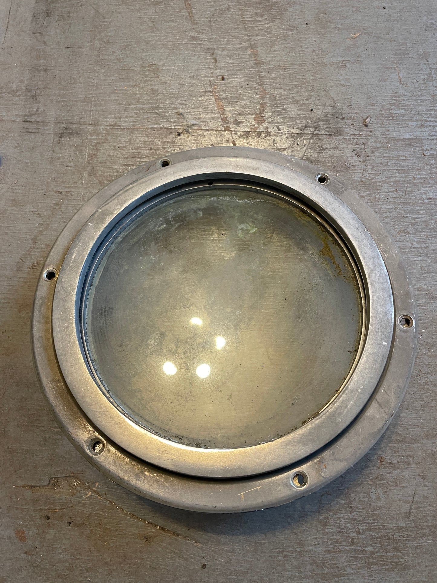 Chromed Bronze 8 1/4” (7” Opening) Portlight