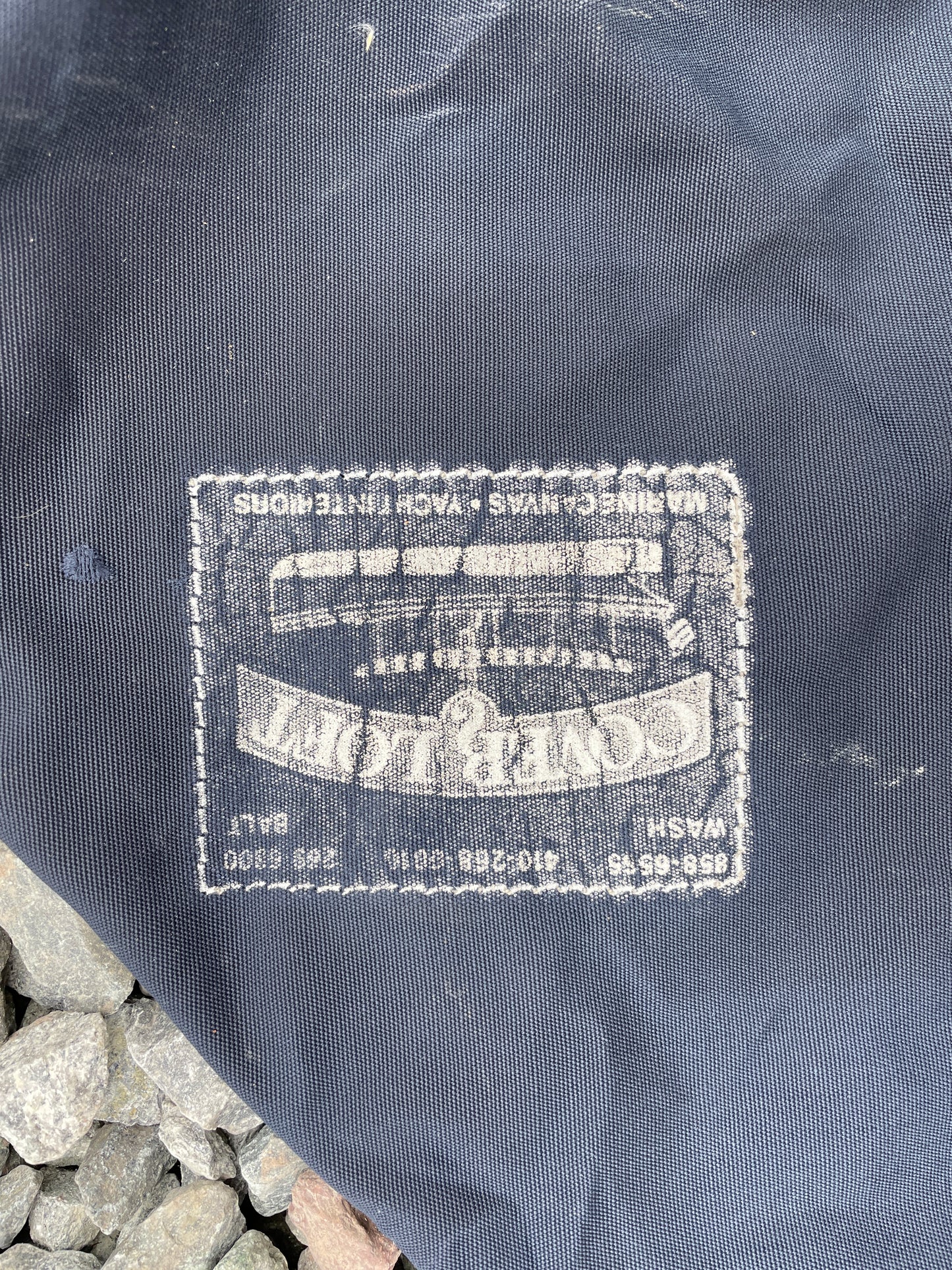 12’4” Navy Canvas Mainsail Cover