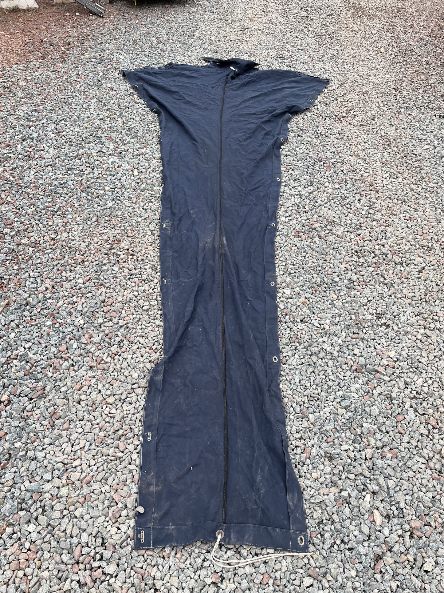 12’4” Navy Canvas Mainsail Cover