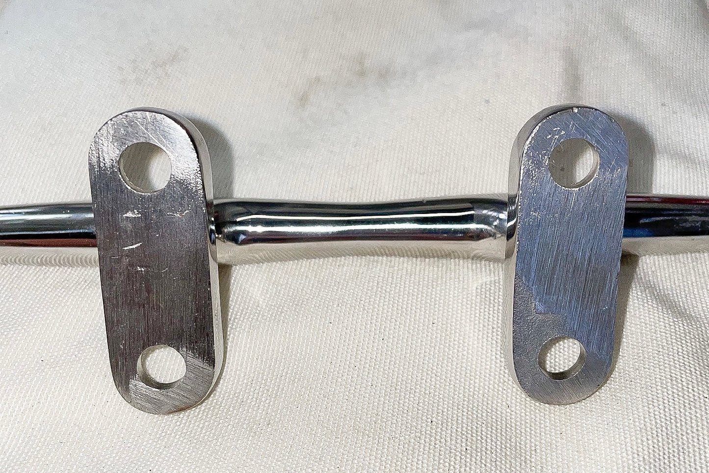 6" Stainless Steel Deck Cleat- Flat Ends