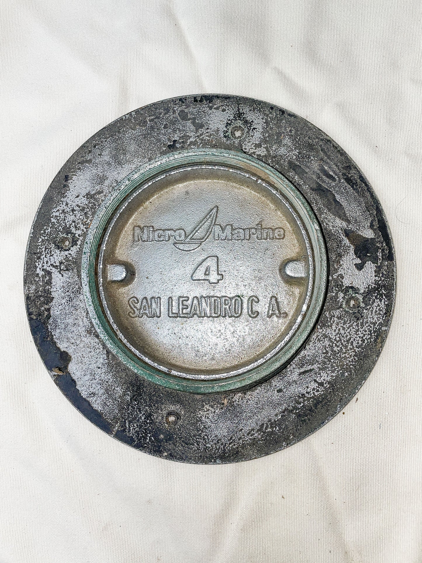 Nicro Marine Bronze Deck Plate 4"