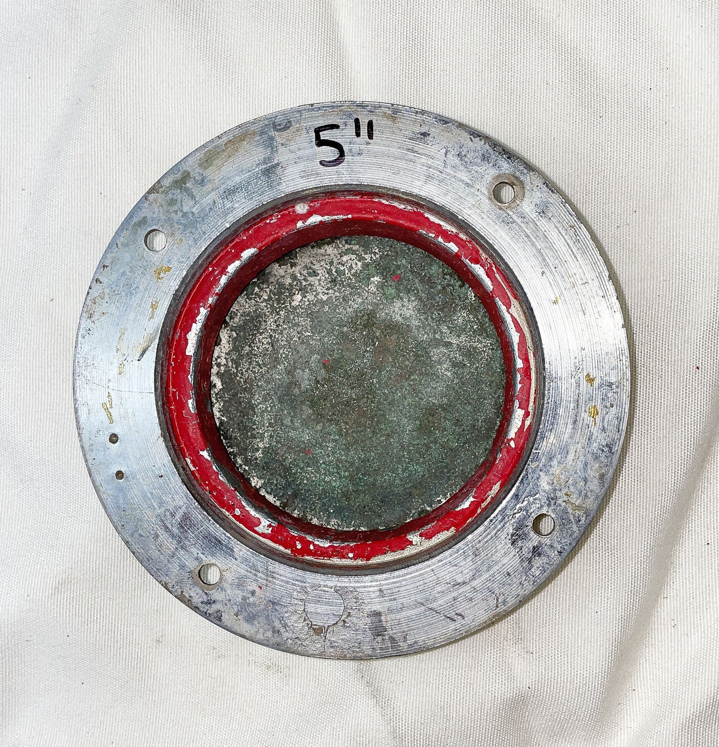 3.5" Deck Plate - Chromed Bronze