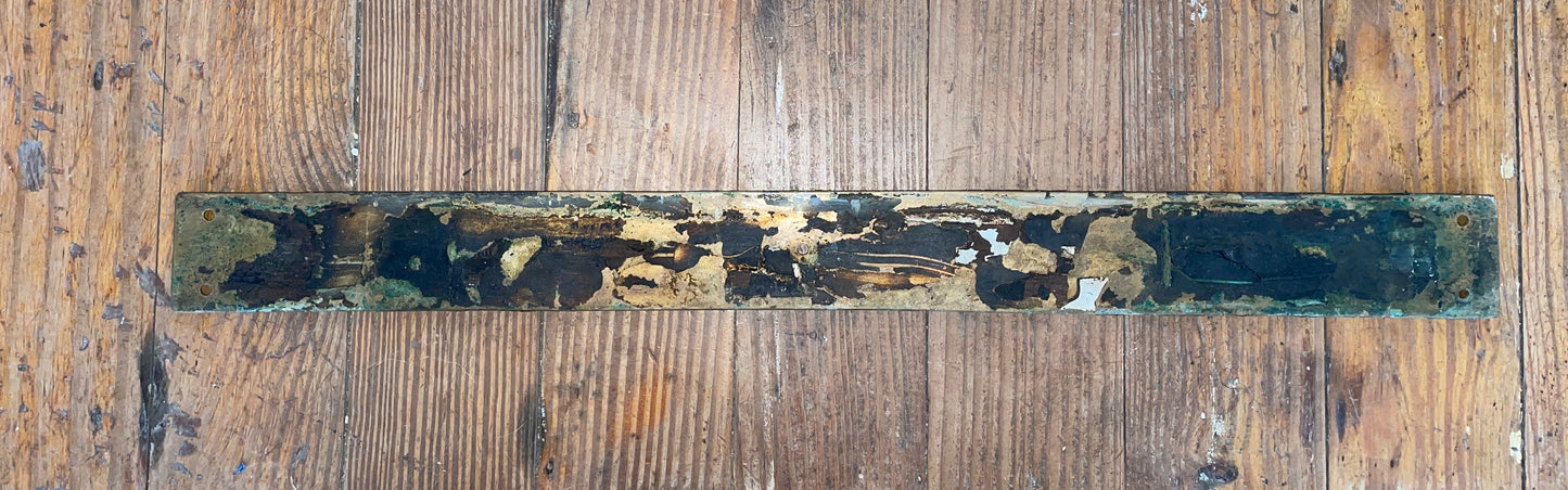 Bronze Grand Banks Step Plate - Original