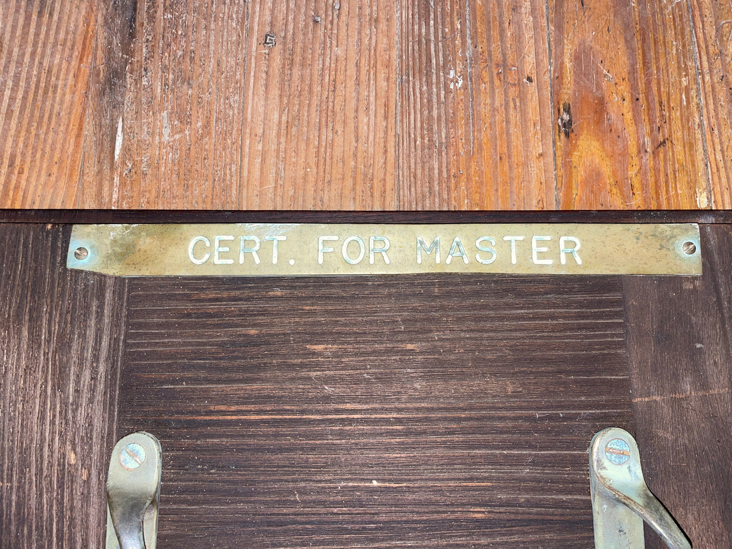 Repurposed Companion Board 2 Cleats & Cert. For Master Plaque Coat Rack Catalina 25