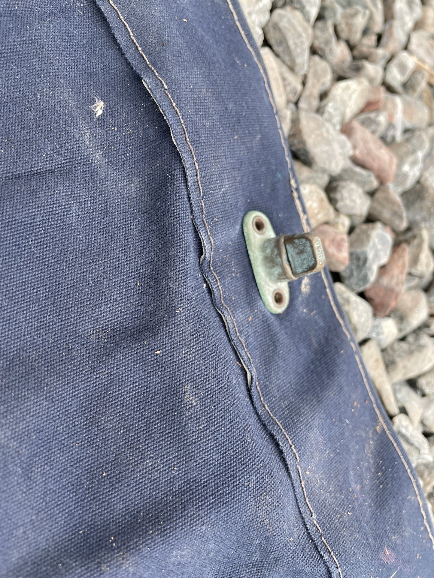 12’4” Navy Canvas Mainsail Cover