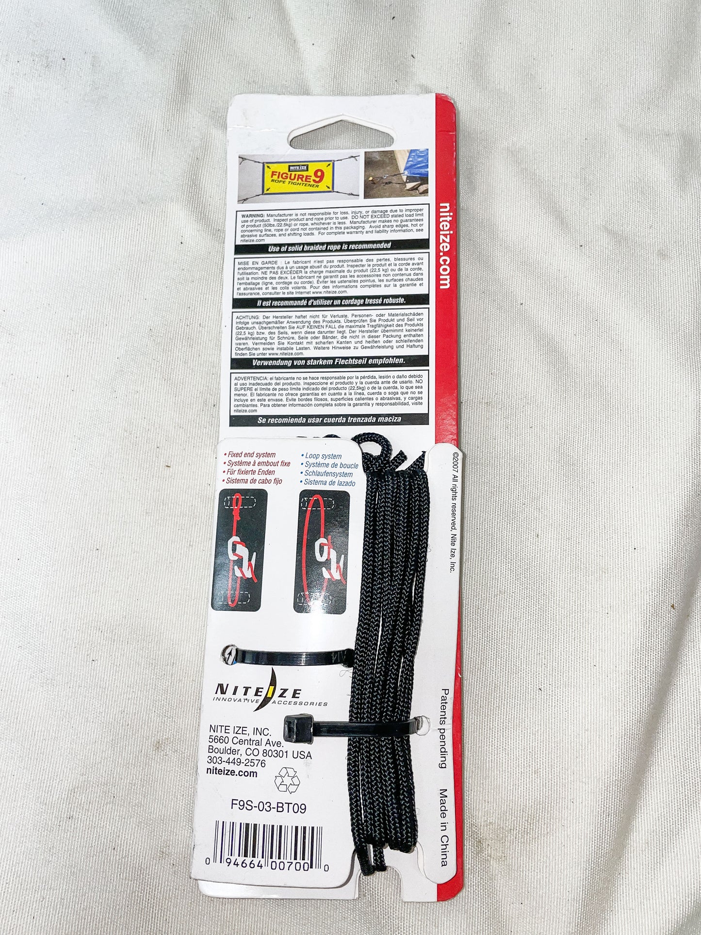 Nite Ize Figure  9 Rope Tightener