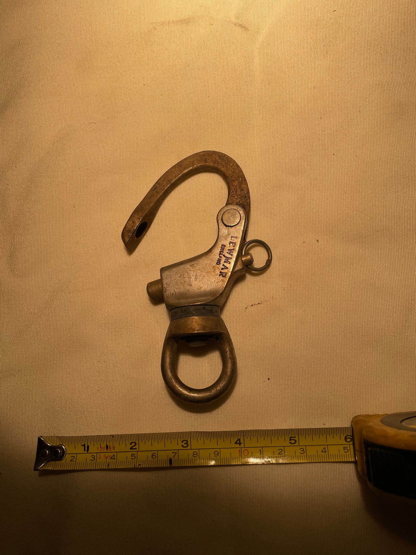 Lewmar Stainless 7/8" Swivel Bail Snap Shackle