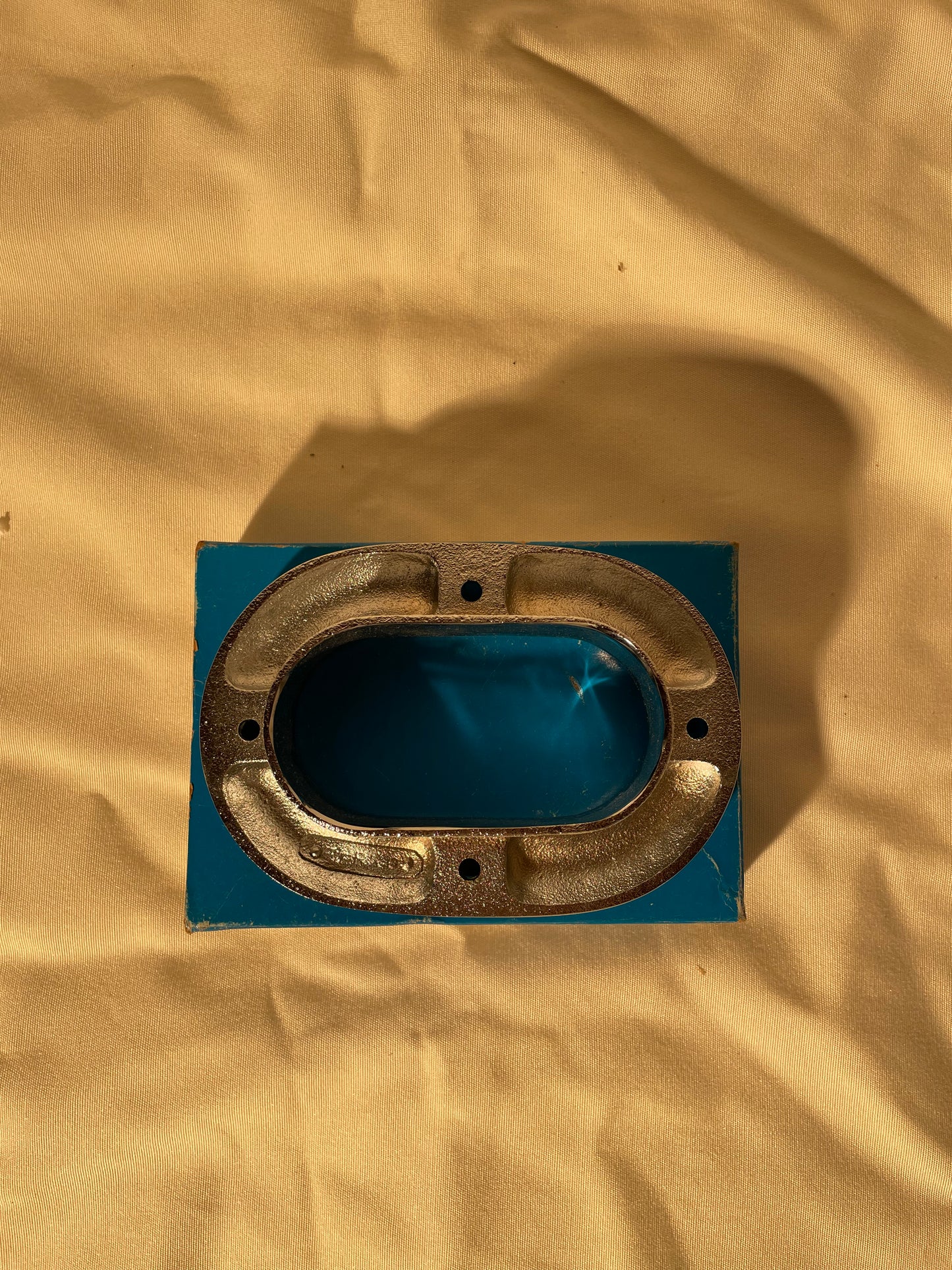 Perko Chrome Plated Hawse Hole Plate - NEW 4.25" x 2.25"
