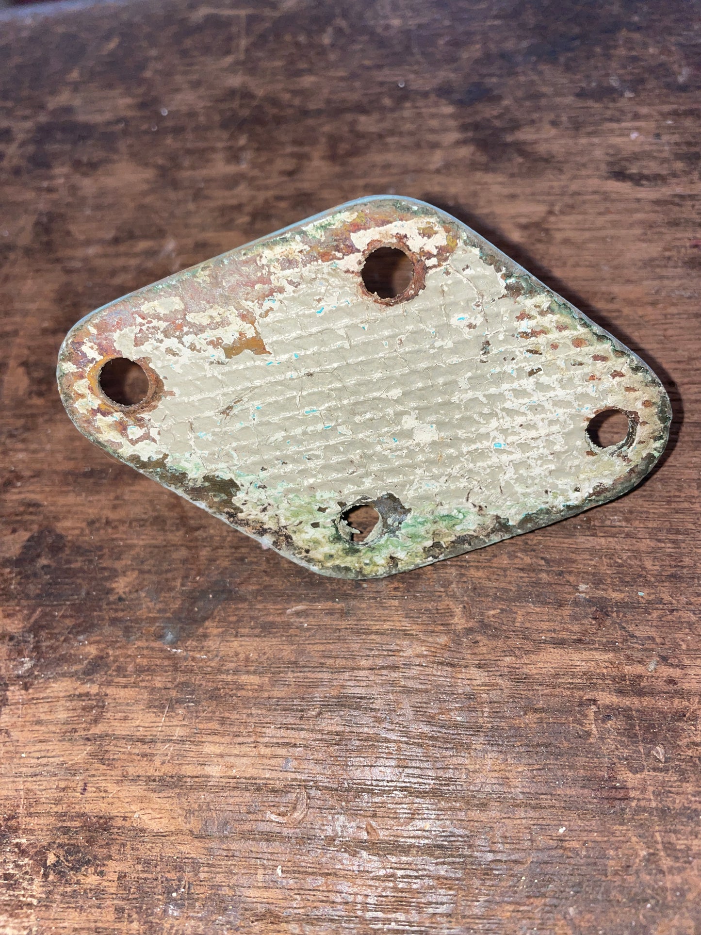 Vintage Bronzed Pad Eye / Chain Plate With 3/8” Pin Diameter