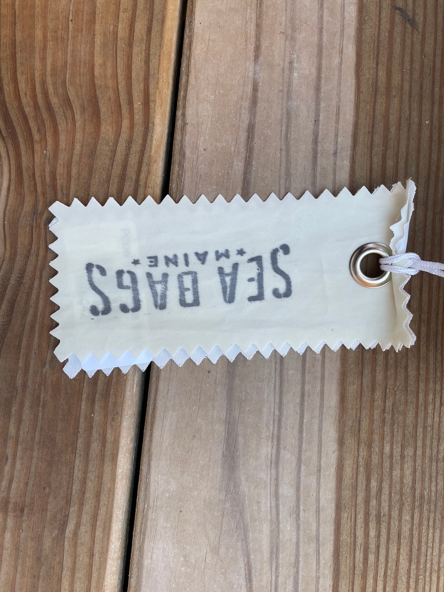 Sea Bags Maine Sea Glass Striped Pillow