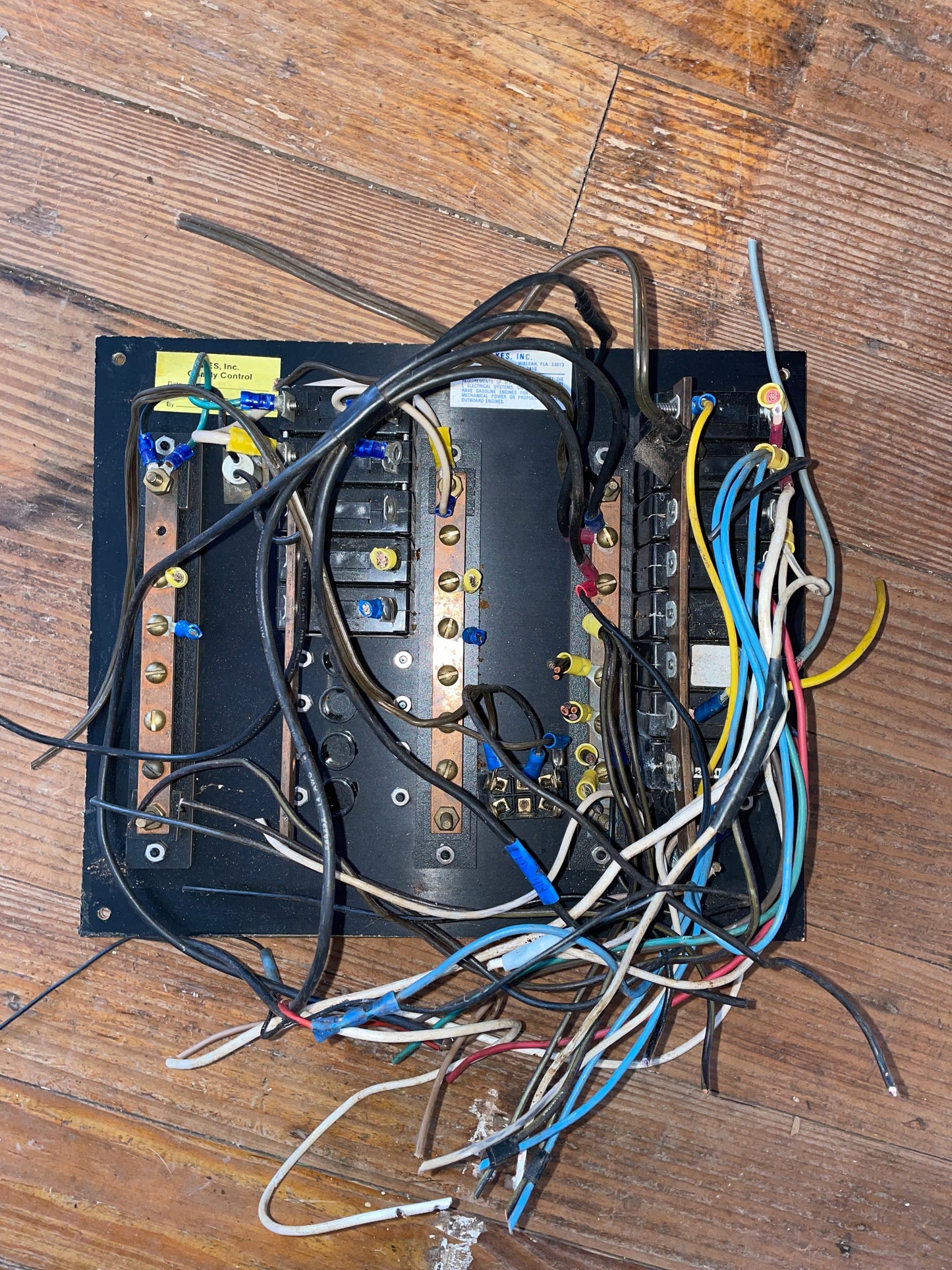 Airpax 8 DC - 7 AC Switch Electrical Panel