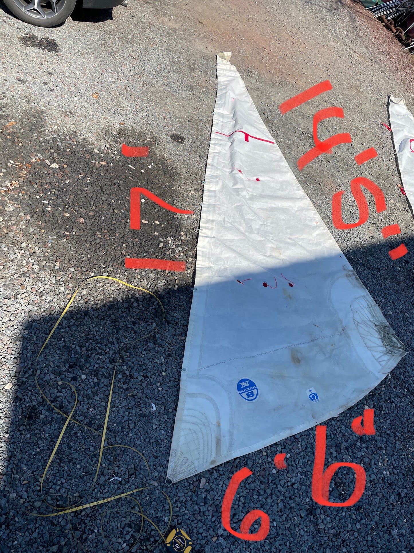 Kutter 23 Small Sail- 6’6” x 14’5” x 17’