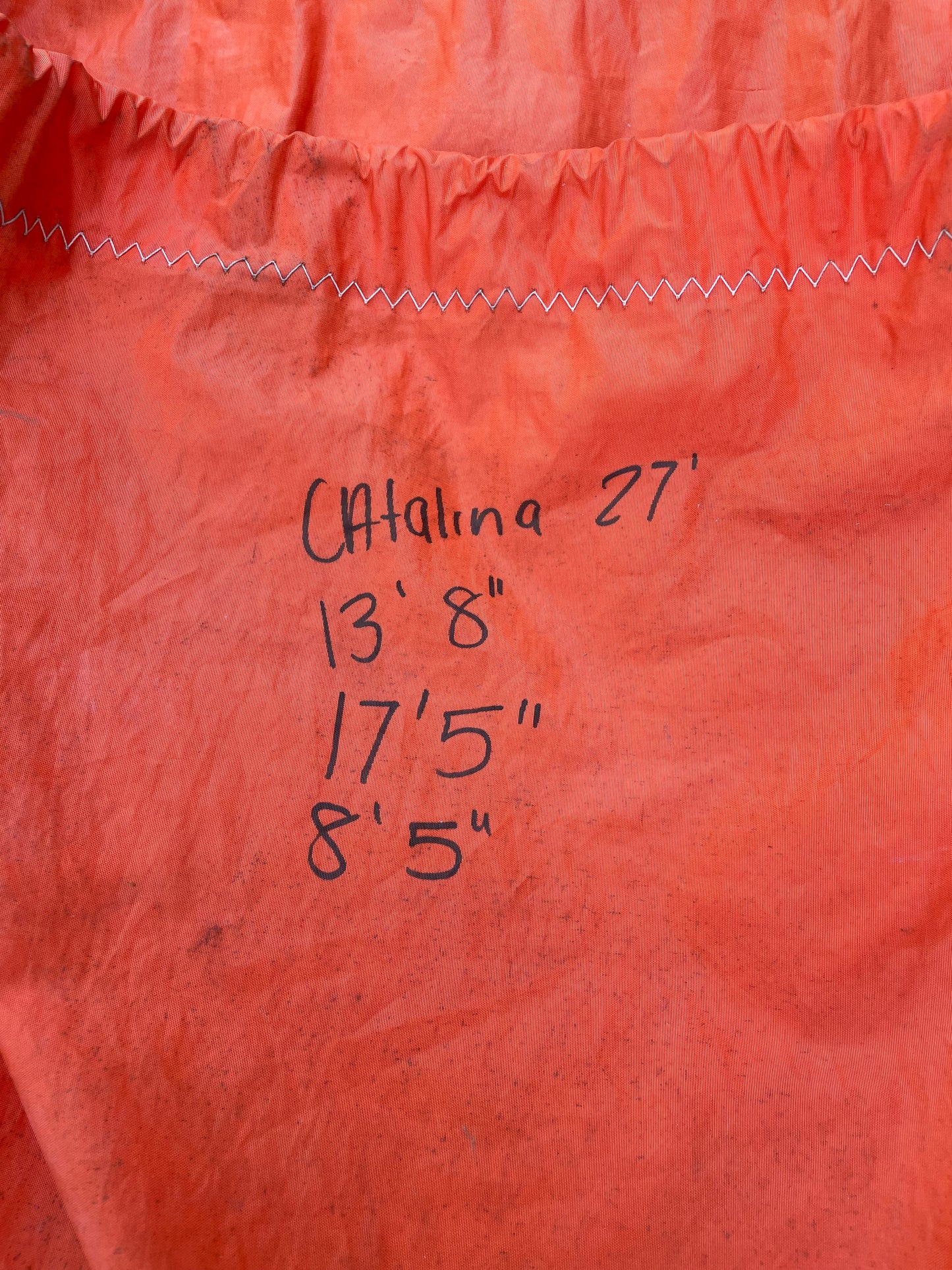 Haarstick Sailmakers Sail Off Catalina 27 13'8" x 17'5" x 8'5"