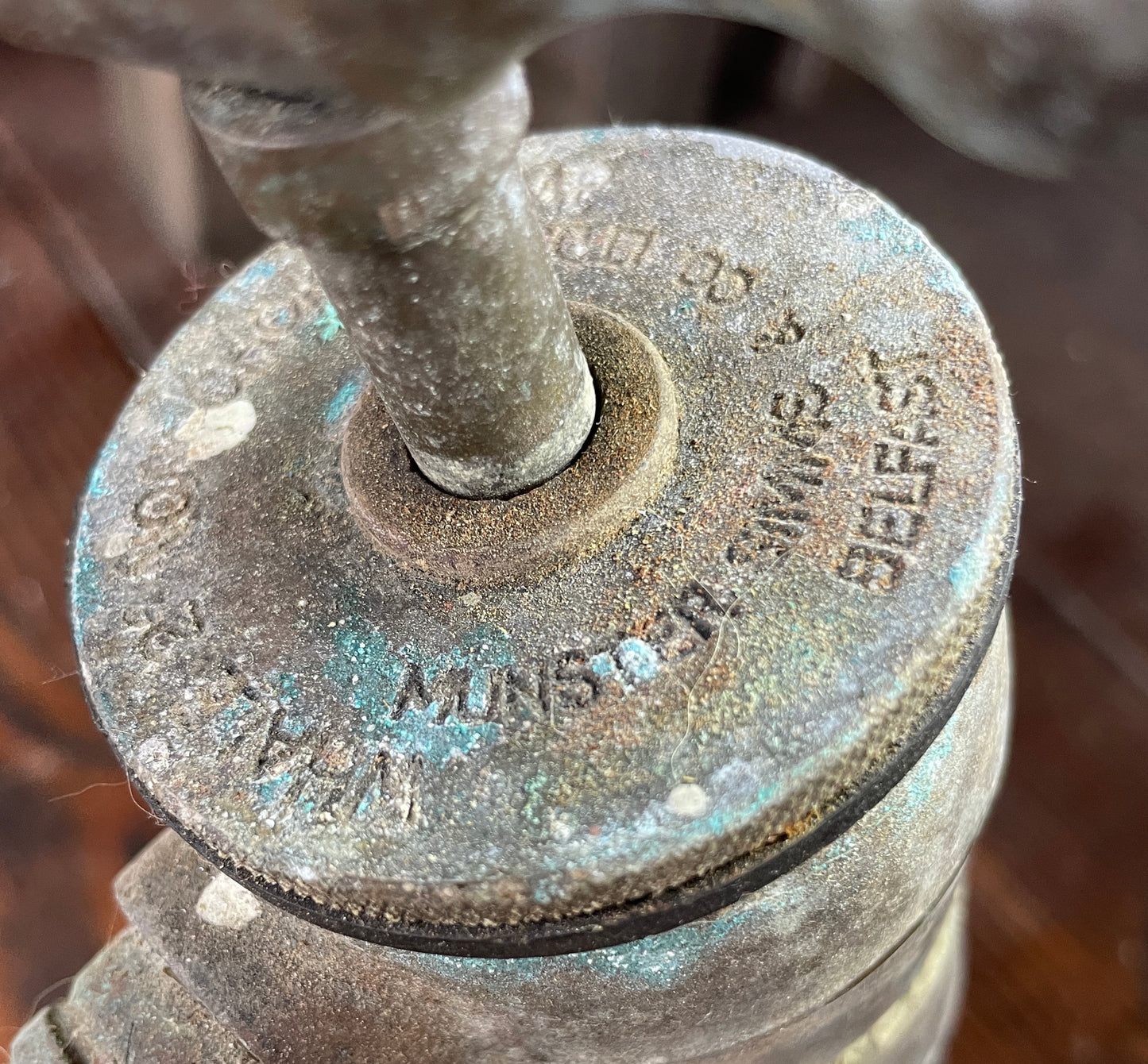 Vintage Bronze Hand Bilge Pump Whale 2" Non-Choke