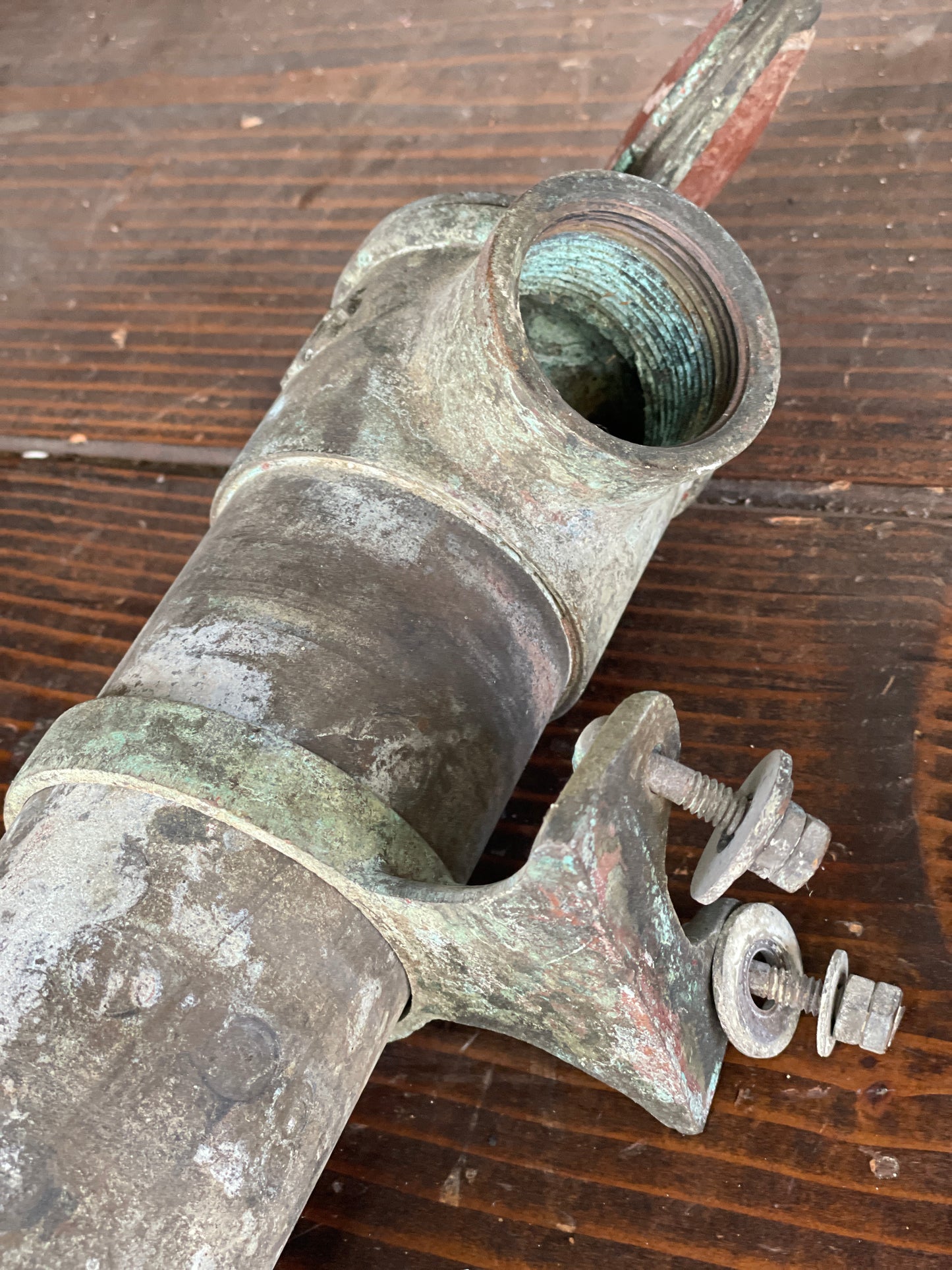 Vintage Wilcox Crittenden Bronze Brass Hand Bilge Pump WC  25" L 3" Wide