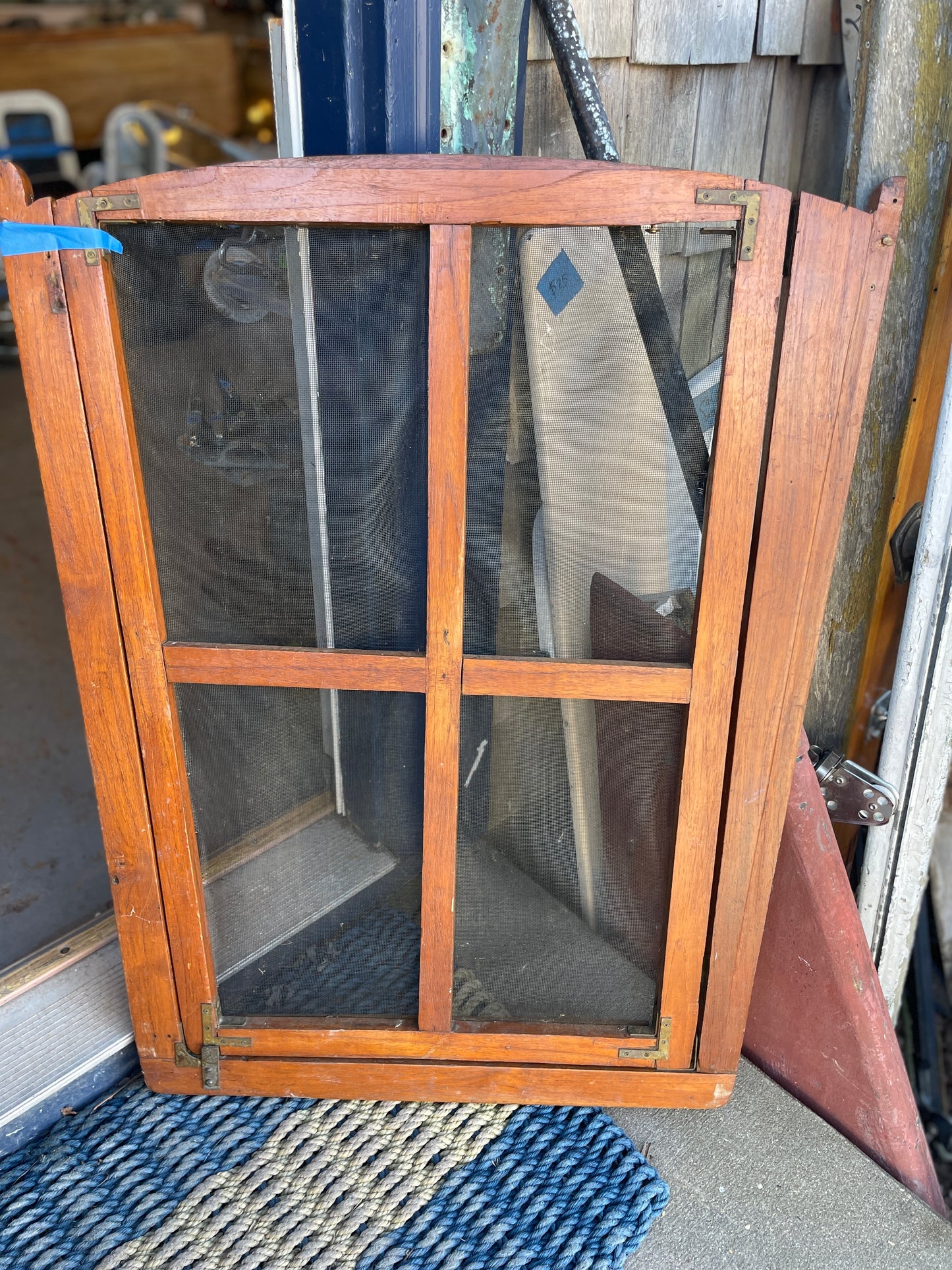 Companionway Board Morgan 45 - Screened & Hinged, Opening #2