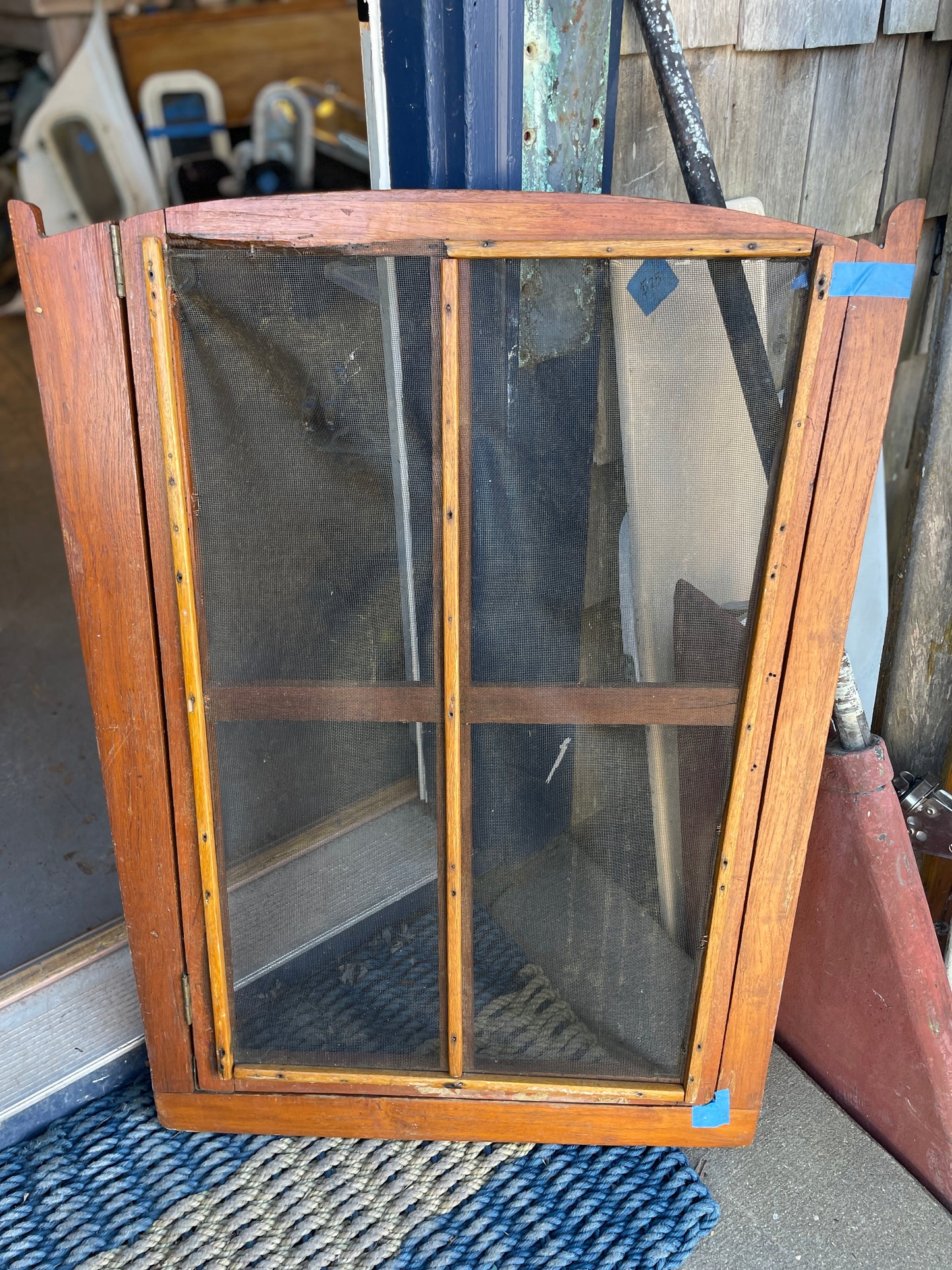 Companionway Board Morgan 45 - Screened & Hinged, Opening #2