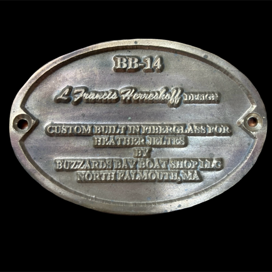 BB-14 herreshoff builders plate