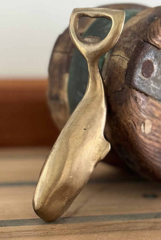 Solid Bronze Whale Bottle Opener - Made in USA